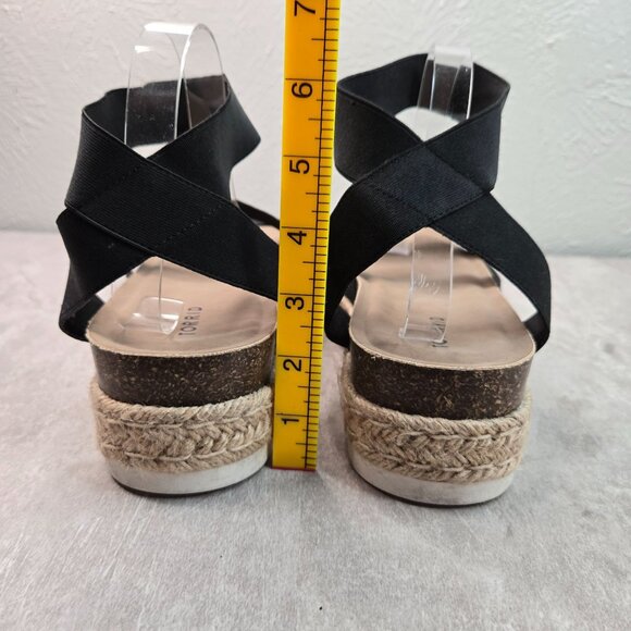 Torrid Black Platform Espadrille Sandals - Picture 4 of 10